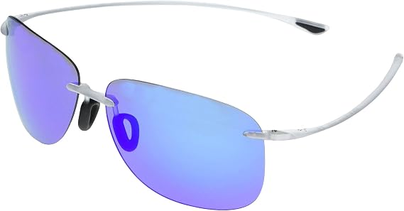 Maui Jim Polarized Men's and Women's Hikina Rimless Sunglasses