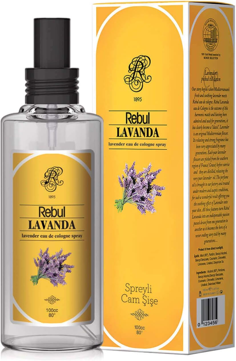 Rebul Lavender Eau De Cologne 125 ml Boxed