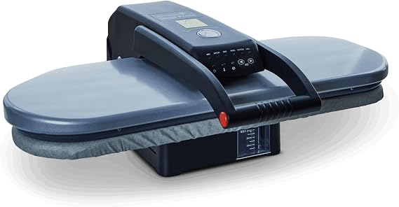 Speedypress PSP202S Silver Steam Ironing Press by Speedypress - Mega Iron Press, 64cm x 27cm; 1,400watt (+ FREE Replacement Cover & Foam Underfelt - RRP £39.00)