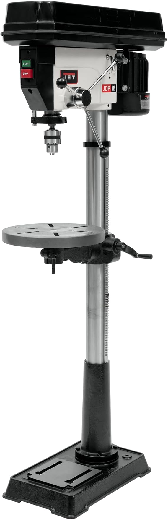 JET 17-Inch Floor Drill Press, 16 Speed, 3/4 HP, 115/230V 1Ph (Model JDP-17MF)