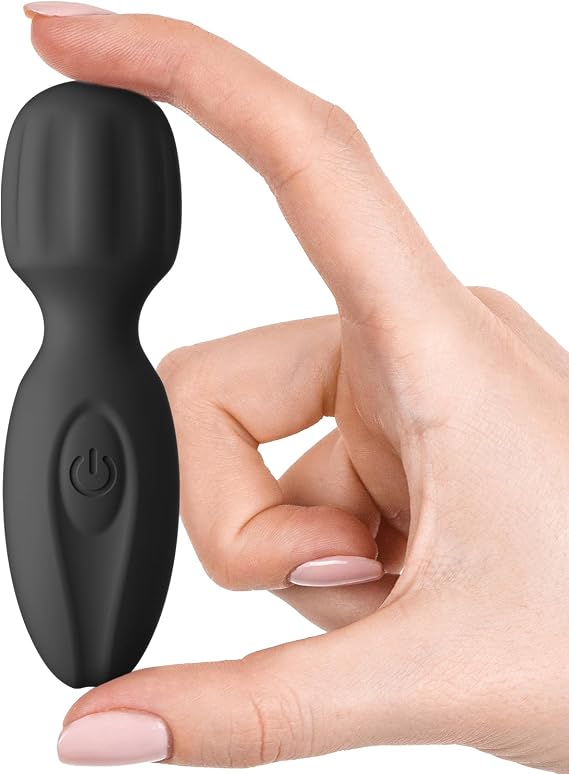 Manual Relaxation Travel Massager, Cordless Handheld Body Mini Massage Tool (Black)