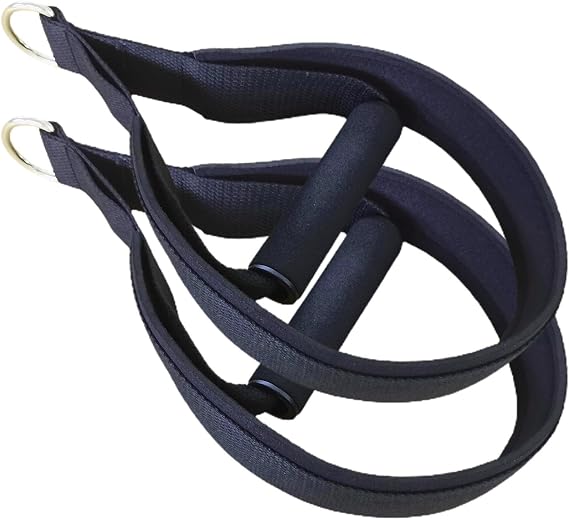 Reformer Pilates Straps - Home Pilates Straps, Double Loops Pilates Straps | 2 Pieces Exercise Straps, Yoga Straps D-Ring, Adjustable Lop Exercise Straps, Pilates Accessories for Home Gym
