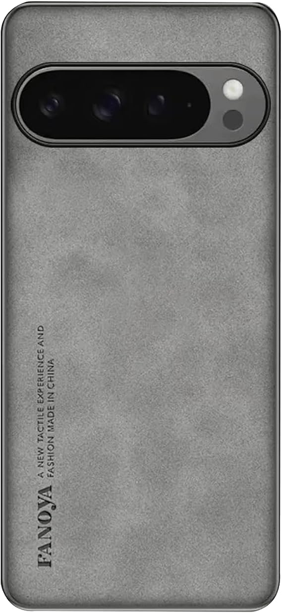 Microcase Google Pixel 10 için Luxury Leather Series Deri Desenli Plastik Koruma Kılıf - AL8125 (Siyah)
