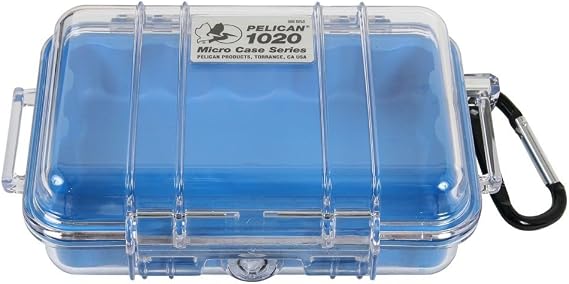 Pelican 1020 Micro Case (Blue/Clear)