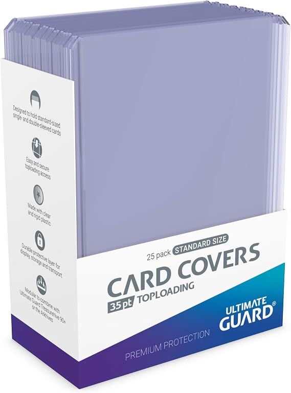 Ultimate Guard Card Covers Toploading 35 pt Transparent (Pack of 25)