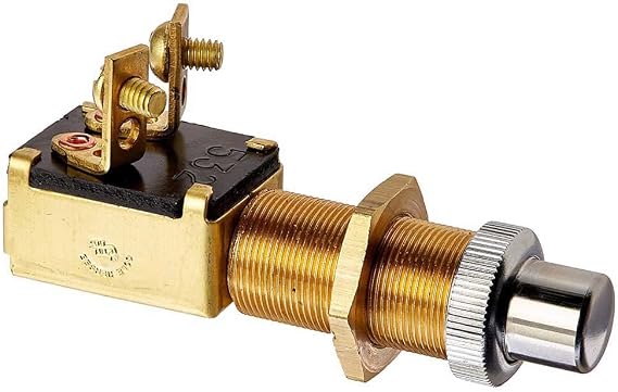Cole Hersee M-492-BP Switch (P-P Momentary No Scw Button)