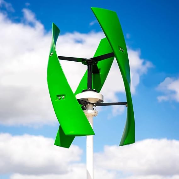 5000W Small Vertical Windmill Turbines Generator,3 Blade with MPPT Controller Portable Energy Generator Wind Power Kit for Home (12V 24V 48V 220V)