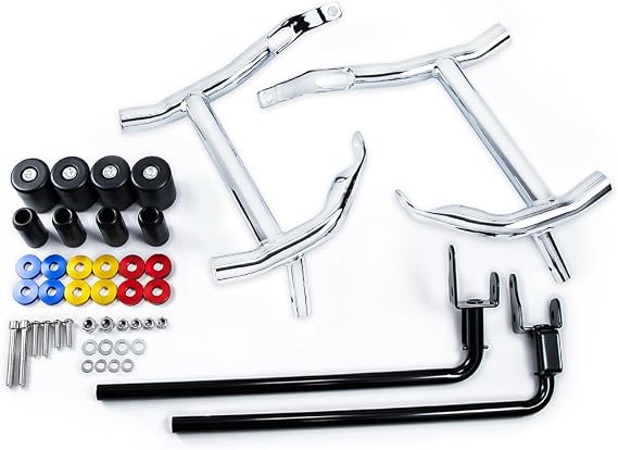 Saddle Bag Guards for Harley Touring Street Glide Road Glide Road King Electra/Ultra (2009-2025) (Chrome)