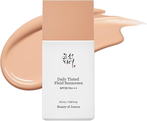 Beauty of Joseon Daily Tinted Fluid Sunscreen 12 Shades for Face Moisturizing Broad Spectrum SPF 30 Korean Skincare 50ml, #LP110