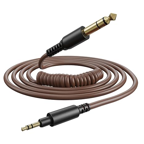 OneOdio Fusion A71/HiFi/Pro C/Pro M Wired Headphones Audio Cable Brown - 6.35mm to 3.5mm