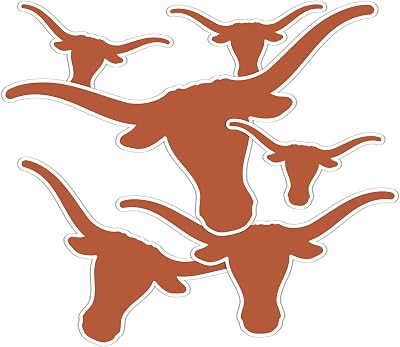 Desert Cactus University of Texas Stickers Longhorns UT Austin Vinyl Decals Laptop Water Bottle Car Scrapbook Sheet T3 Type 3-2