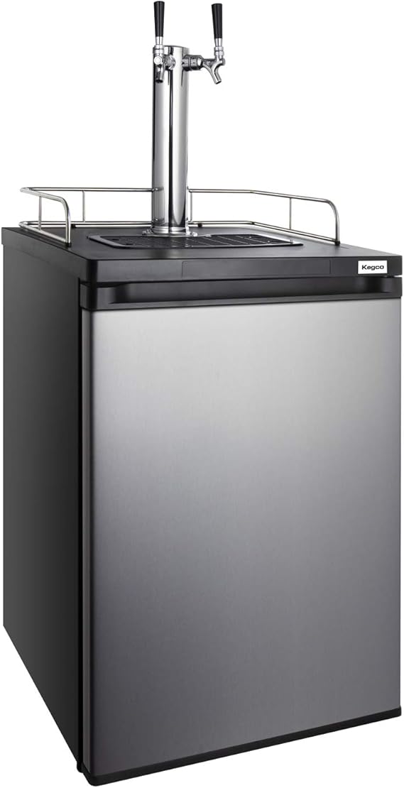 Kegco K209SS-2 Keg Dispenser, stainless steel