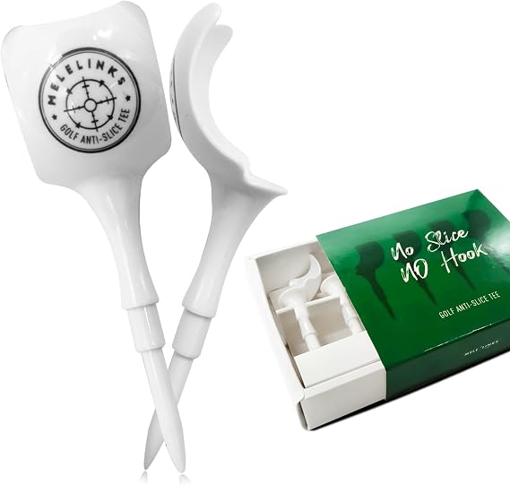 Golf Plastic 2 3/4 in Tee Set - 4 Pack of Tees for Golf Practice Golf White Unbreakable Tees Anti-Slice Plastic Tee Set Golfer Gadgets Gifts for Men Golf Premium Pro Wood Stuff Accessories