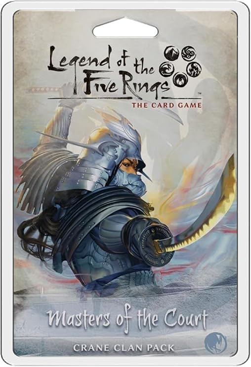 Legend of the Five Rings: The Card Game Masters of The Court Clan Pack - Tactical Strategy Game for Kids & Adults, Ages 14+, 2 Players, 45-90 Minute Playtime, Made by Fantasy Flight Games