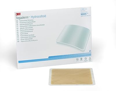3MTM TegadermTM Hydrocolloid Dressing, 90005, Square, 6 inch x 6 inch 15,2cm x 15,2cm