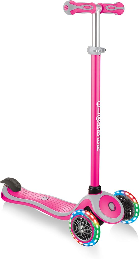 Globber Primo Plus Lights V2 442-110-2 Deep Pink