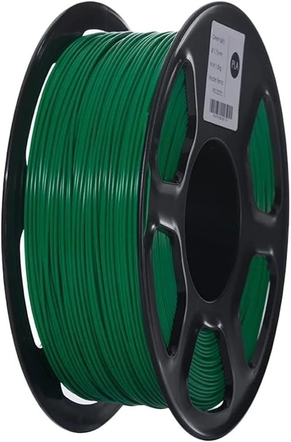 3D Printer Filament Transparent PLA, Green Color 3D Filament Plastic PLA Filament 1KG 1.75mm 3D Printing Materials Plastic for 3D Printer