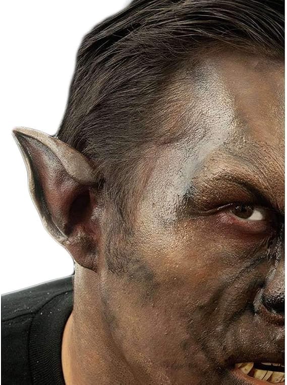 Woochie Classic Latex Ears - Professional Quality Halloween Costume Makeup - Wolf