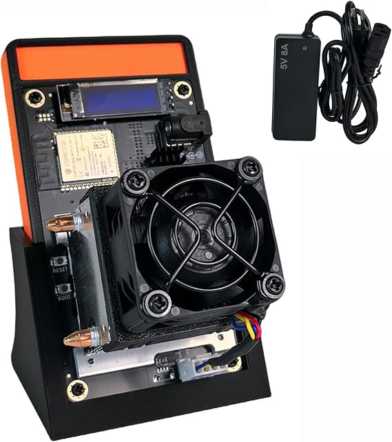 Bitcoin Miner Gamma 601 Pro 1.8TH/s Crypto Miner with BM1370 ASIC Chip, BTC Mining Machine AxeOS Open Source SHA-256, Plug-and-Play Lottery Miner for Home Use, 35W