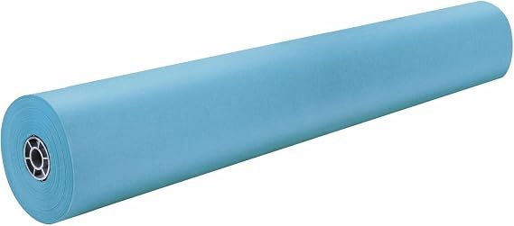 Pacon Rainbow Duo-Finish Kraft Paper Roll, 36" x 1000', Sky Blue