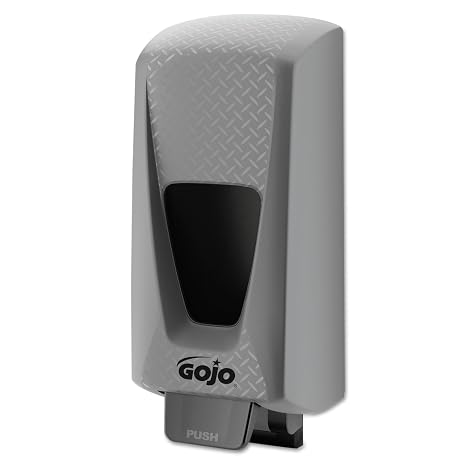 Gojo Soap Dispenser, 5000 mL, Push-Style, Gray 7500-01 - 1 Each