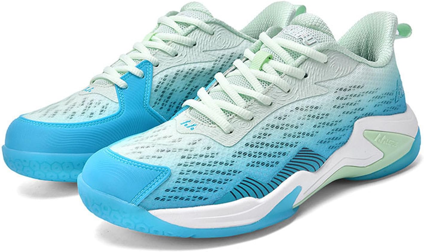 BLBK Men's badminton shoes squash shoes indoor shoes for various floor coverings comfortable and firm grip unisex volleyball shoes