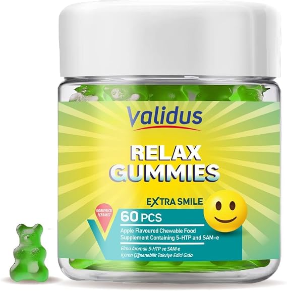 Validus Relax Vitaminler, Mineraller ve Takviye Edici Gıda 60 Gummies