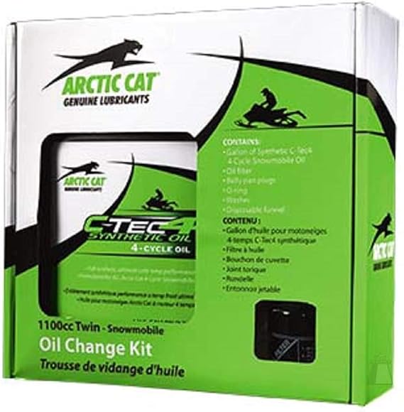 Arctic Cat 4 Stroke 1100cc Snowmobile Oil Change Kit OEM 6639-528