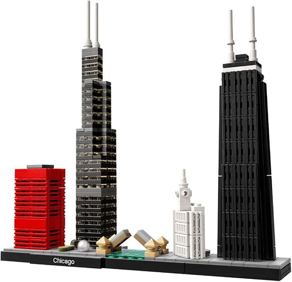LEGO Architecture Chicago 21033 Skyline Building Blocks Set (444 Pieces)