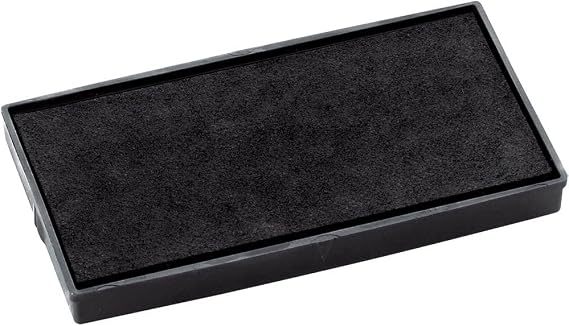 COLOP E/50/1 Replacement Ink Pads for Stamp - Black (Pack of 2)