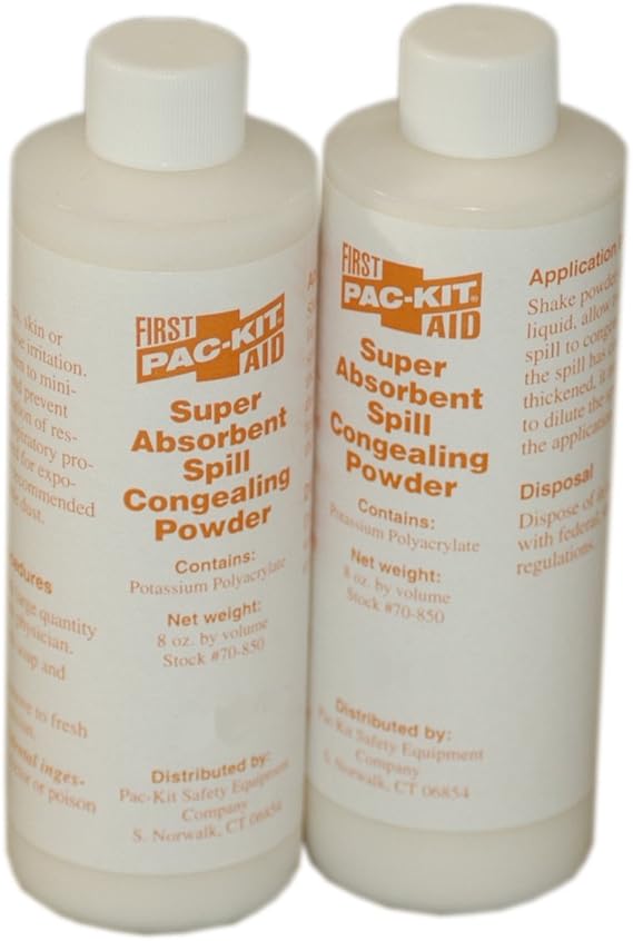 First Aid Only 70-850 Spill Clean-Up Powder, 8 Ounce