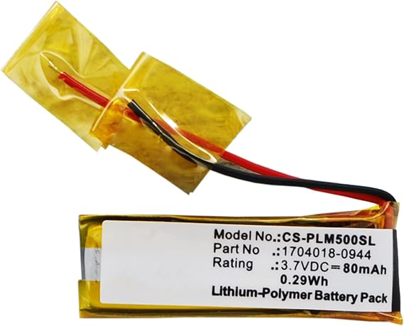 ALLC Replacement Battery for Plantronics Discovery 640E/Discovery 650E/M50/Voyager 5200,PN:1704018-0944/71468-01,80mAh
