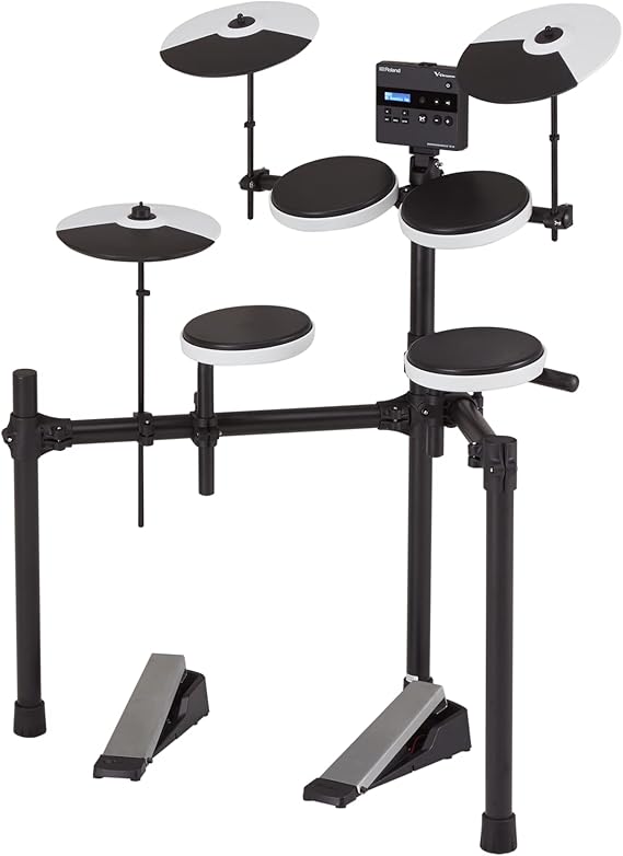 Roland TD-02K V-Drums | Entry-Level Compact Electronic Drum Kit with Expressive Playability, Noise-Reducing Features, Height-Adjustable Stand & Optional Bluetooth Expansion | Onboard Coach Function | Kit with Expressive Playability, Noise-Reducing Features, Height-Adjustable Stand and Optional Bluetooth Expansion