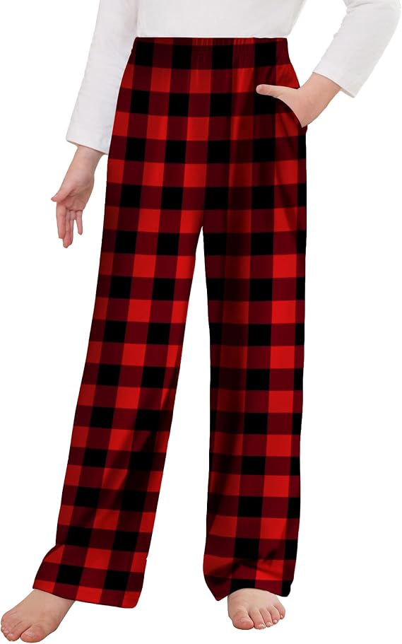 Arshiner Pajama Pants for Girls Soft Lounge Pants Pj Bottoms with Pockets