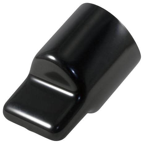 Caplugs VFC-1605-16 VFC Series Vinyl Cap with Flat Pull-Tab, 16 Pack, Black Plastic Caps, 1.605" W x 1.000" L, Protective Closures, Masking, Painting, Plating, Powder Coating, Easy Removal