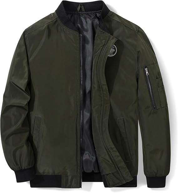 SNOW DREAMS Boys Girls Bomber Jacket Flight Jackets Spring Varsity Jacket