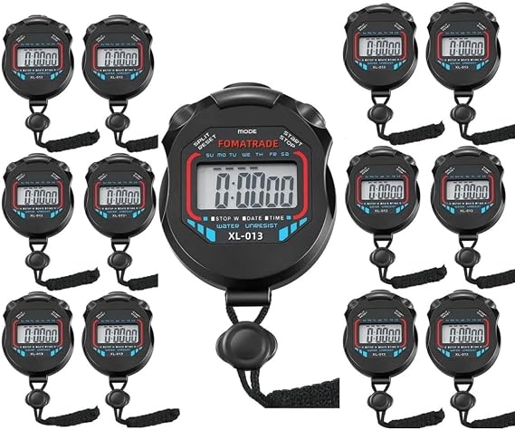 Stopwatch Digital Stopwatch,Sport Stop Watch,Large Display Stopwatch,Stopwatch Digital Handheld Multi-Function Professional Electronic Chronograph Sports Stopwatch Timer Stop Watch (10)