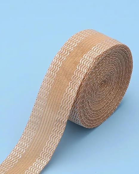 Hemming Tape for Pants, Iron On Hem Tape for Trousers Washable No Sew Hemming Tape Pants Shortening Tape for Edge (Beige, 5.4 Yards)