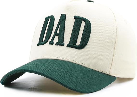 Dad Hats for Men, Vintage Two Tone Hat, New Dad Gifts for Husband, Fathers Day Birthday Gifts from Daughter Son Wife