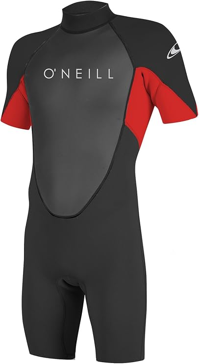 O'Neill Men's Reactor-2 2mm Back Zip Short Sleeve Spring Wetsuit, Lightweight Warmth and Flexibility for All Water Activities
