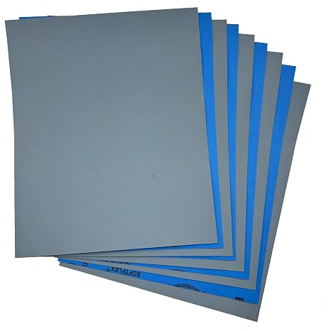 STARCKE Multi 25 Pack Wet Dry Silicon Carbide Sandpaper Sheets 9 x 11 Inch