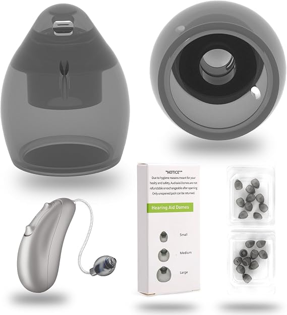 20 pcs Phonak Vented 4.0 Hearing Aid Domes Small Size (0.29inch=7.5mm),Phonak Hearing aids Accessories,Hearing Aids Domes for Phonak Audeo Marvel Paradise Lumity Accessory