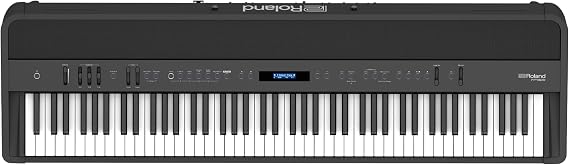 Roland FP-90X | Flagship Portable 88-Note Digital Piano | Immersive & Powerful 4 Speaker System | Distinctive Acoustic Tones & Deep Sound Shaping | Bluetooth & MIDI Connectivity | Black | Pureacoustic Piano Modeling, Pha-50 Action, Immersive 4-Speaker System, Bluetooth Audio and Midi