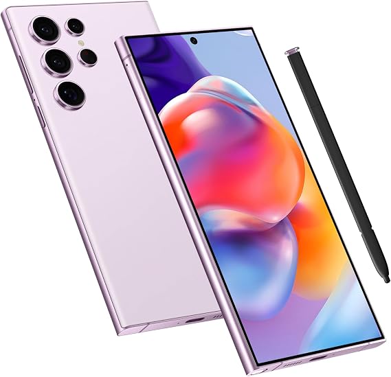 C24 Ultra Smartphone, 6+256GB Unlocked Cell (Purple)