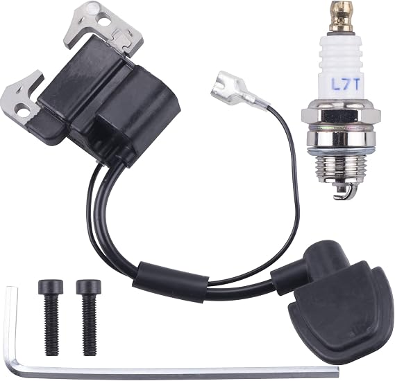 JINGKE 2-Stroke Engine Ignition Coil for 33cc 43cc 47cc 49cc 50cc Mini moto Dirt Pocket Bike Chopper Scooter Kids Quad ATV Minimoto Mini bike Dirt Bike