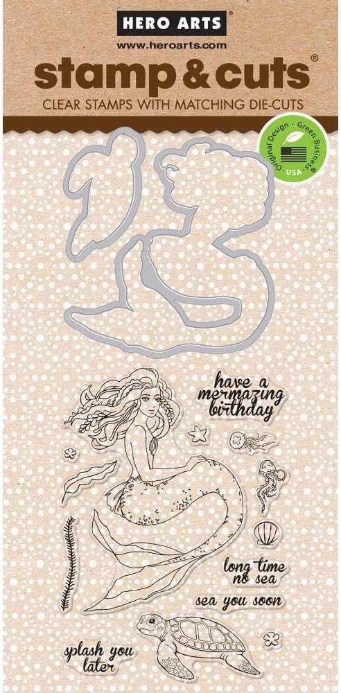 Hero Arts STMP & DIE MERMAID, us:one size