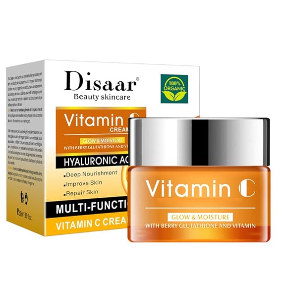 DISAAR Beauty Vitamin C Cream Glow Moisturizing Hyaluronic Acid 50ml