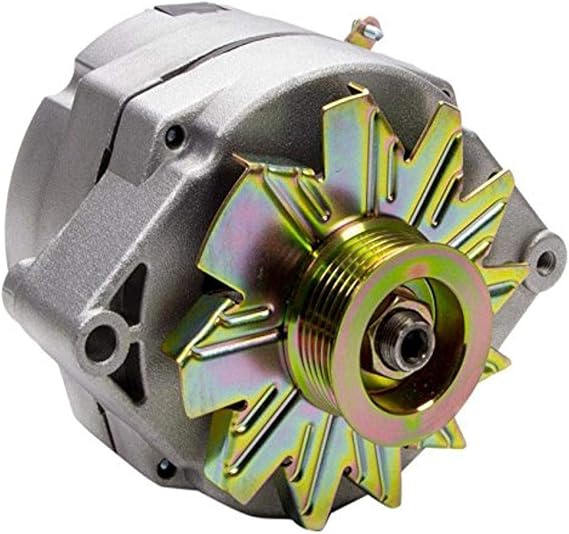 Tuff Stuff 7127K6G Gm Alternator As Cast Int Reg 140 Amp Universal 1 Wire 3 Wire 6G Serp Pulley