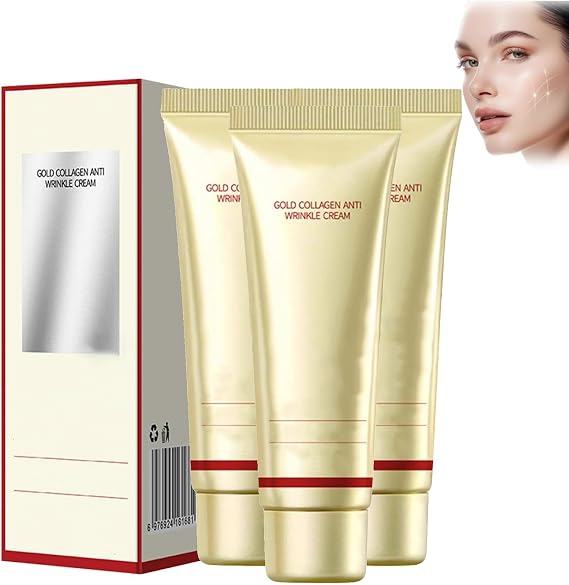 Collagen Anti-Wrinkle Cream,Golden Collagen Cream,Gold Anti Aging Face Cream,Collagen Face Cream For Women Anti Aging,Collagen Daily Face Moisturizer,Collagen Firming Face Cream,Reduce Fine Lines (3)