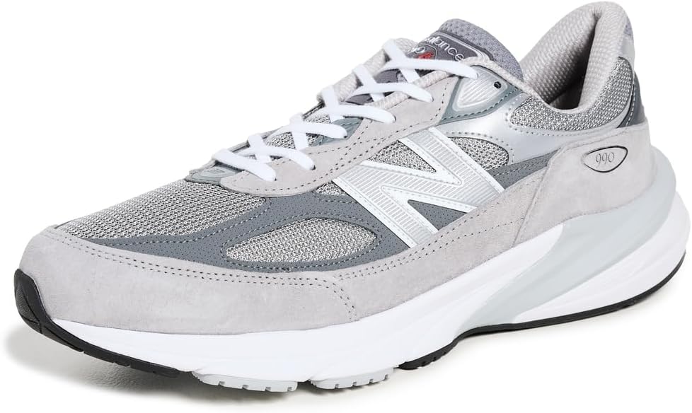 Men's USA 990v6 Sneaker, Grey/Grey, 13